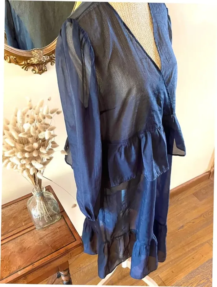 Robe noir transparente à Manches Longues - Monki - neuf - photo numéro 10