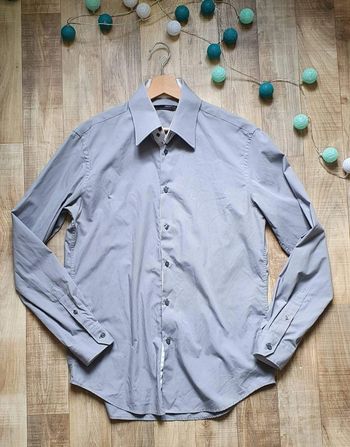 Chemise homme grise