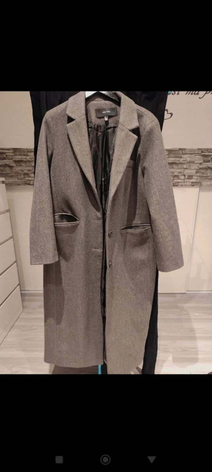 Manteau long gris anthracite Vero Moda
