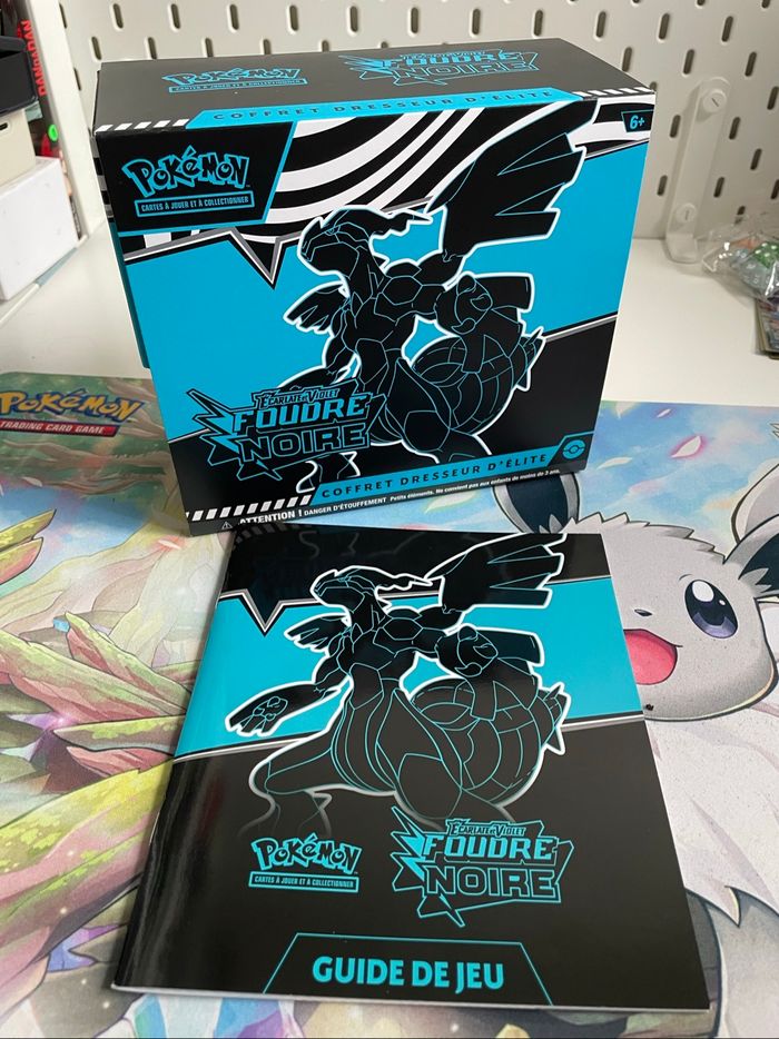 ETB Foudre Noire EV10.5 - 9 boosters + Goodies - Reconditionné - photo numéro 6
