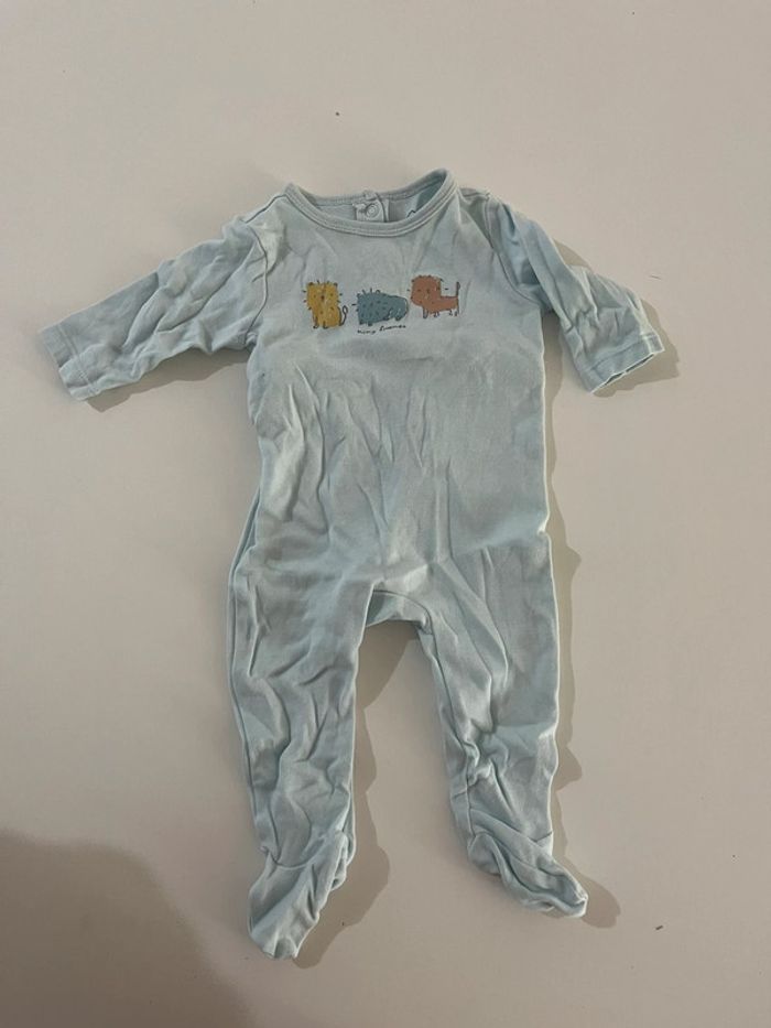 Lot pyjama jersey Lion - 3 mois - Tex baby - photo numéro 3