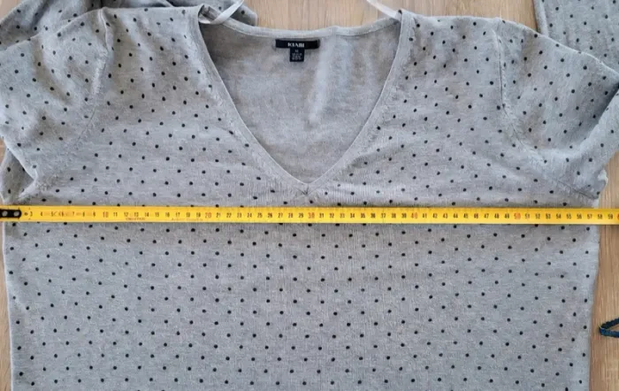 Pull gris à motifs en coton Kiabi Taille XL ou 44 - photo numéro 9