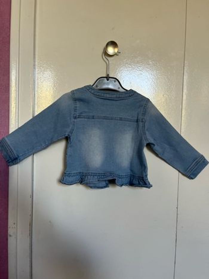 Veste en jean bleu 12-18 mois - photo numéro 4