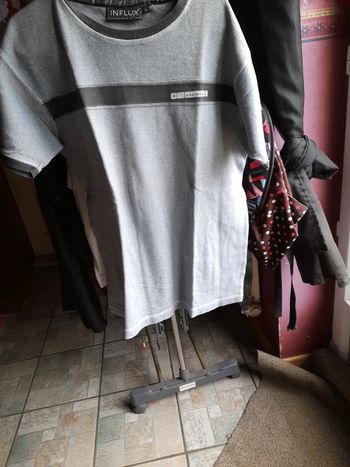 T-shirt uni Influx (gris), L