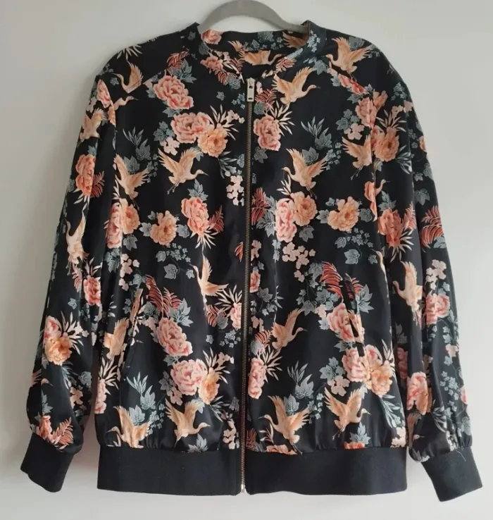 🌸 Bombers satiné New Look– Drop Asie 👹 - photo numéro 4