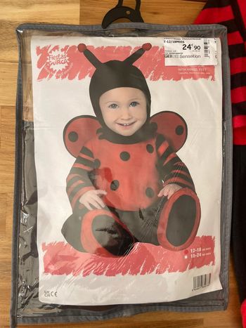 Déguisement coccinelle 12 18 mois