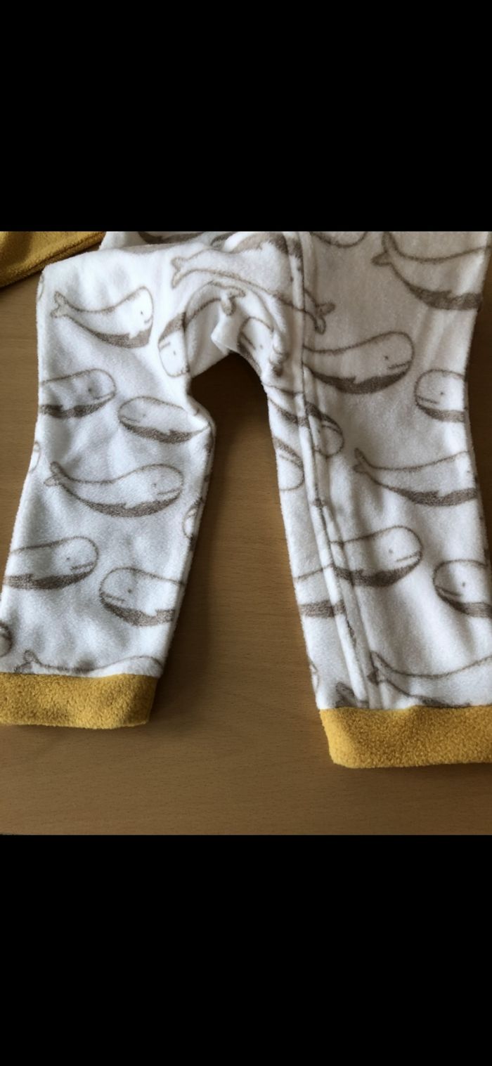 pyjamas garçon chaud baleine sans pieds 23 mois - photo numéro 2
