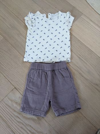 Ensemble monoprix coton bio