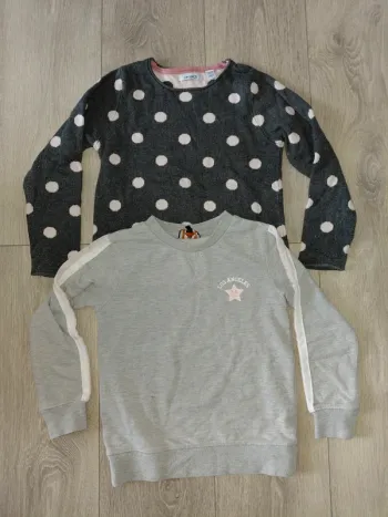 Lot de 2 sweats pulls 6 ans
