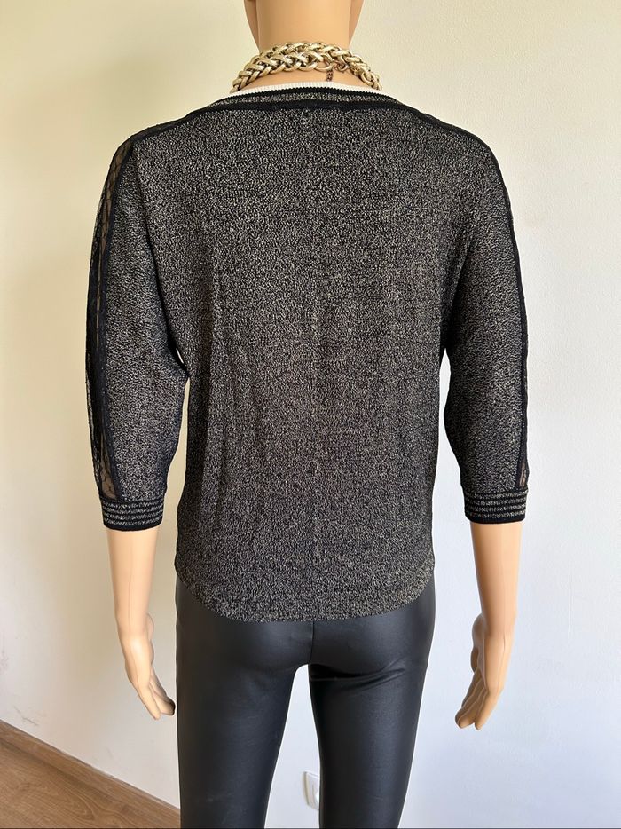 Pull fin à manches courtes Morgan taille XS comme neuf - photo numéro 5