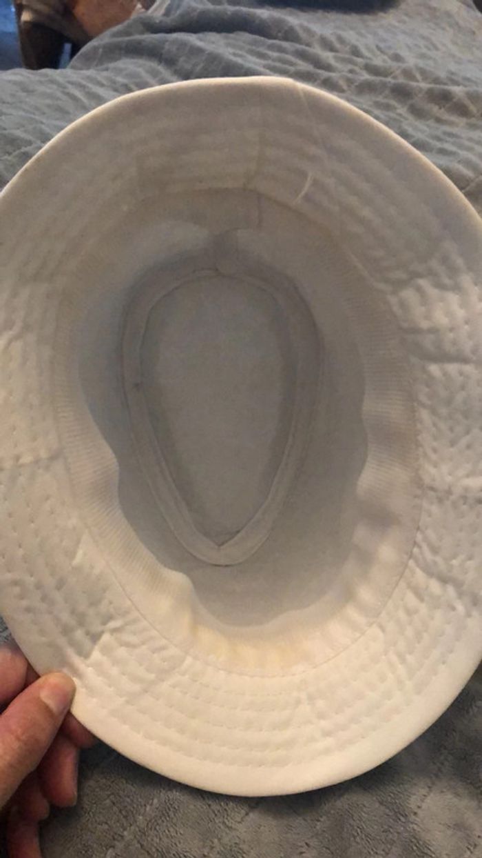 Chapeau blanc enfant tout de tête 49 cm - photo numéro 6