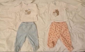 Lot pyjamas chaud 3 mois