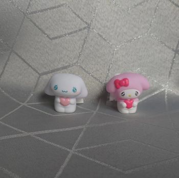 Lot de 2 figurines Sanrio - My Melody & Cinnamoroll