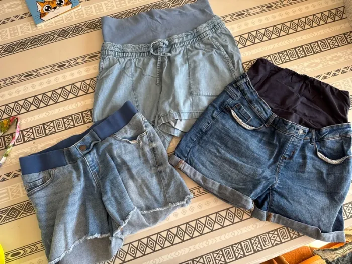 Lot de 3 shorts de grossesse