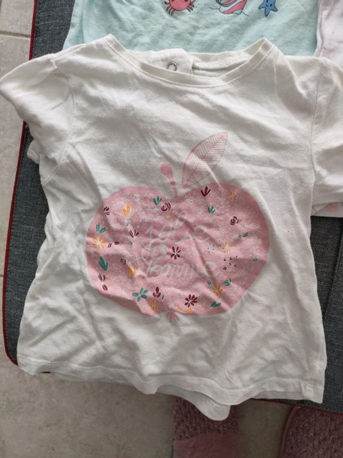 Lot tee-shirts 18 mois - photo numéro 7