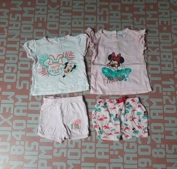 Lot de 2 Ensembles Minnie