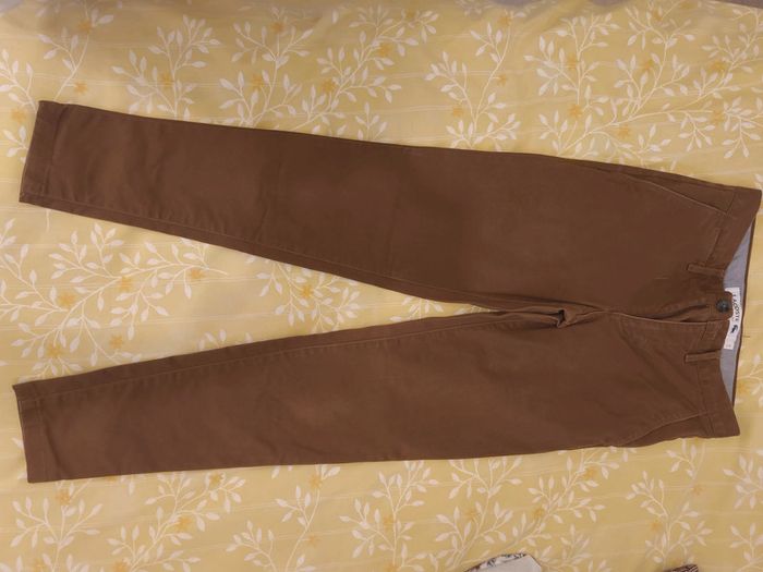 Pantalon Lacoste Slim Fit Femme Taille 36 Beige