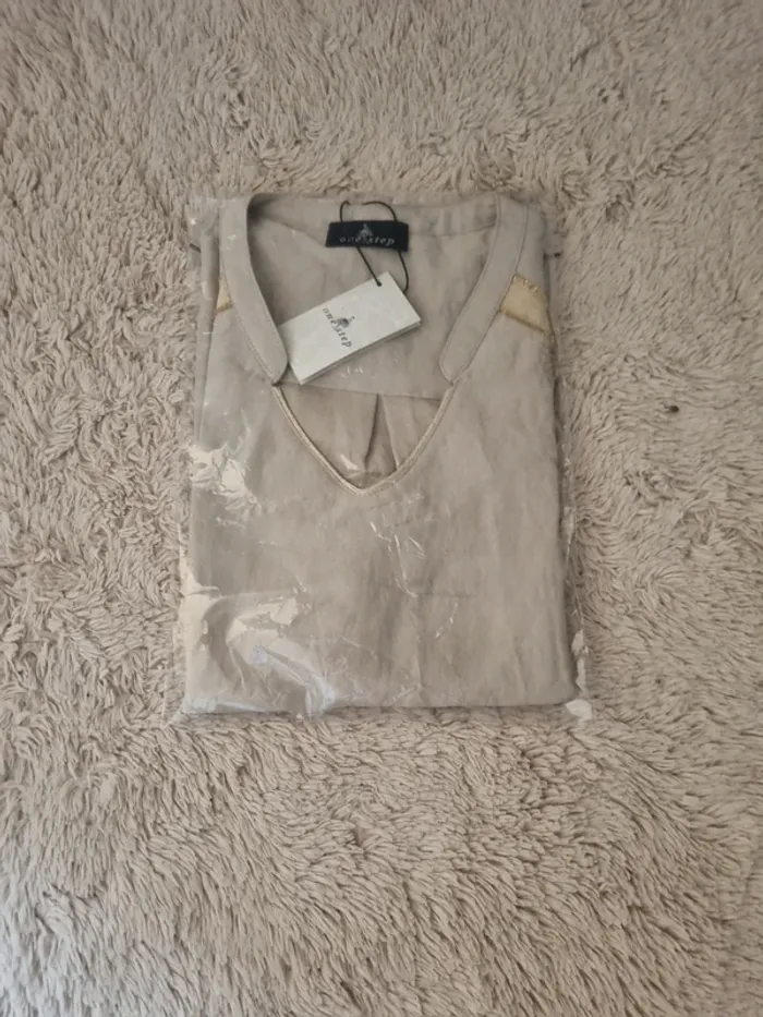 Tee-shirt beige ikks / one step