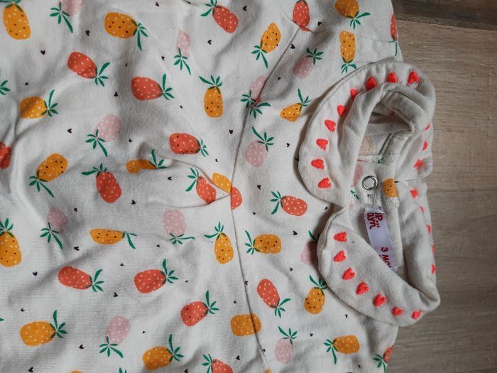 Dors bien coton imprimé ananas - photo numéro 2