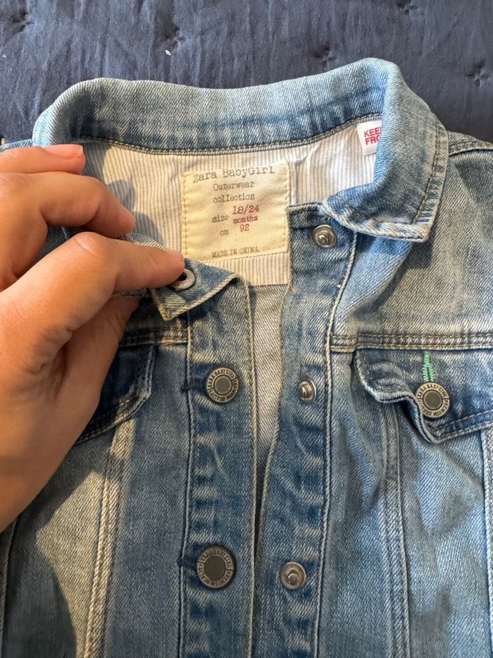 Veste en jeans fille Zara - photo numéro 2