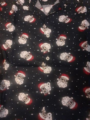 Chemise Mc de Noel motif père Noël