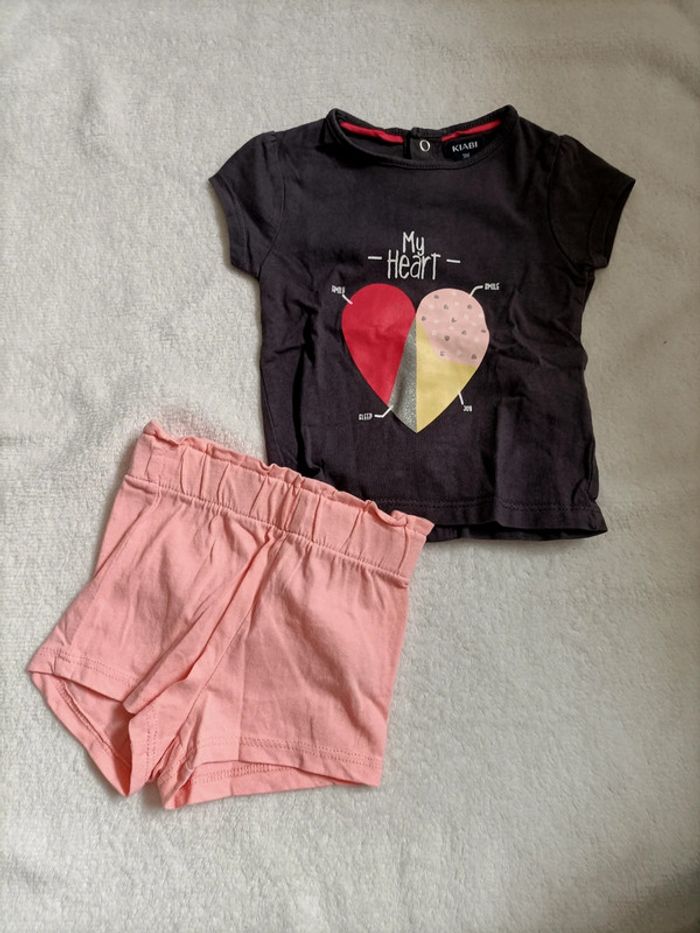 Ensemble fille été 3 mois