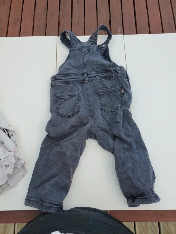Ensemble salopette chemise - photo numéro 3