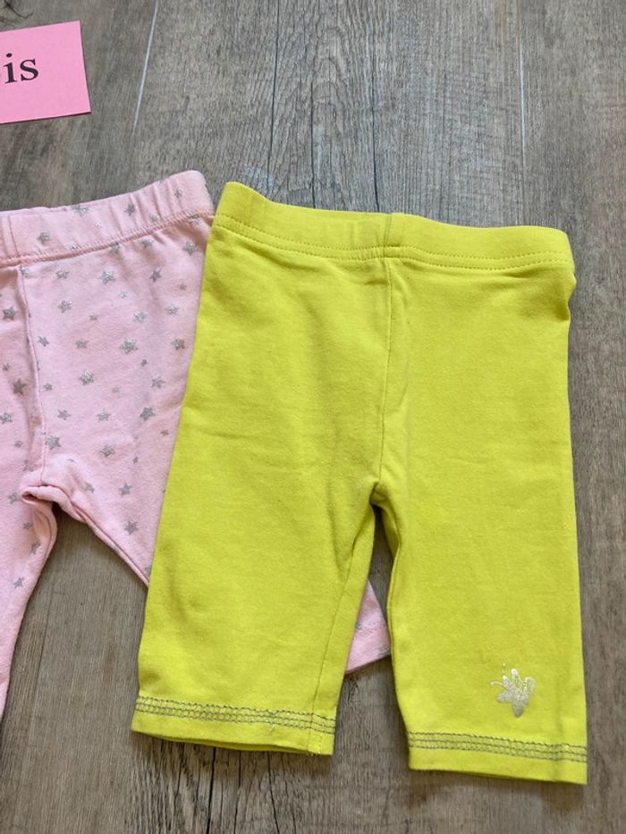 Lot 3 leggings court 6 mois - photo numéro 3