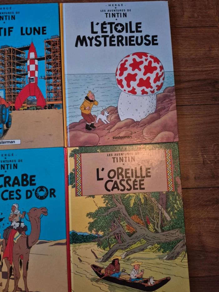 Lot de 5 bandes dessinées Tintin - photo numéro 3