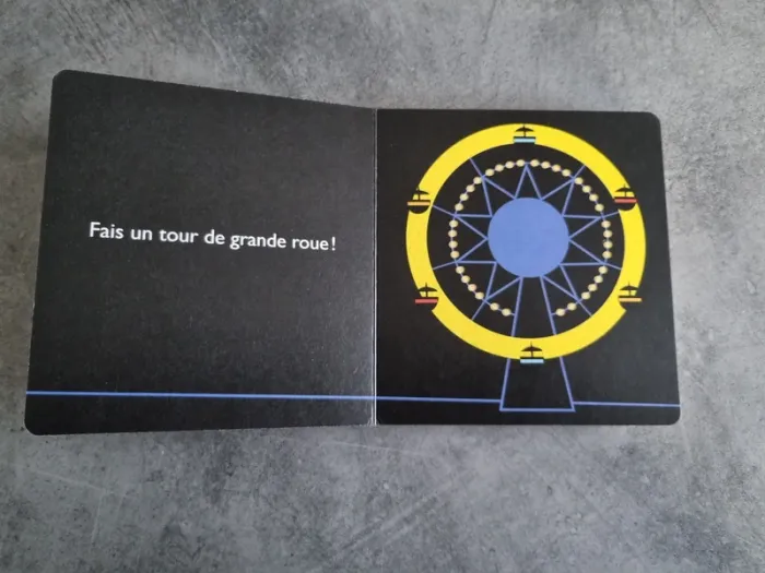 Livre bébé éveil "Vive la fête. Suis le chemin avec ton doigt" - photo numéro 2