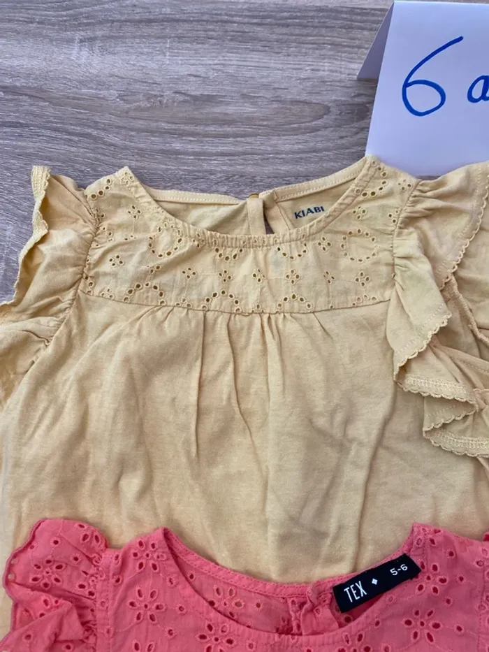 Lot 2 T-shirts fille et une jupe 6 ans Petit Bateau - photo numéro 3