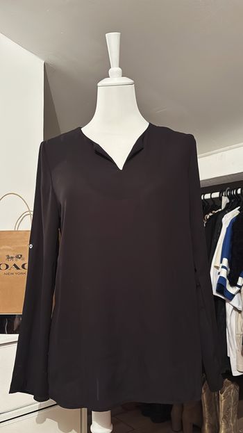 Blouse noire transparente Sud Express T40