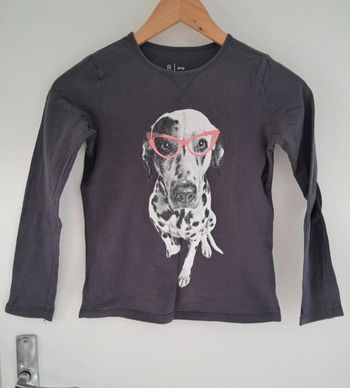 Tee-shirt manche longue 10 ans chien