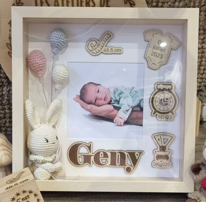 Cadre naissance personnalisé - photo numéro 2