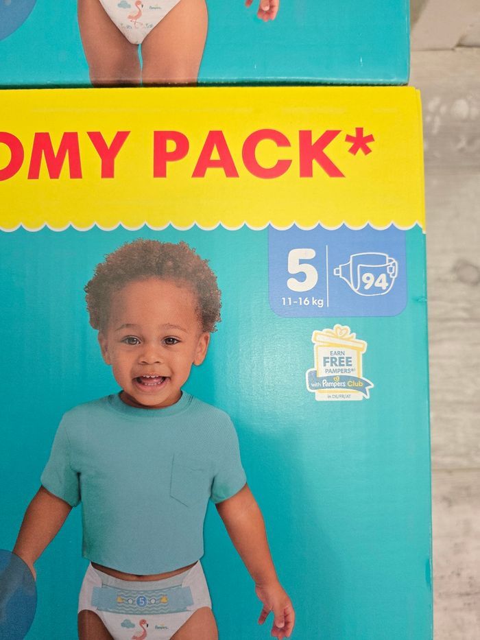 🍼 Pampers Baby-Dry T5 Lot de 2 × 94 couches (11–16 kg) - photo numéro 2