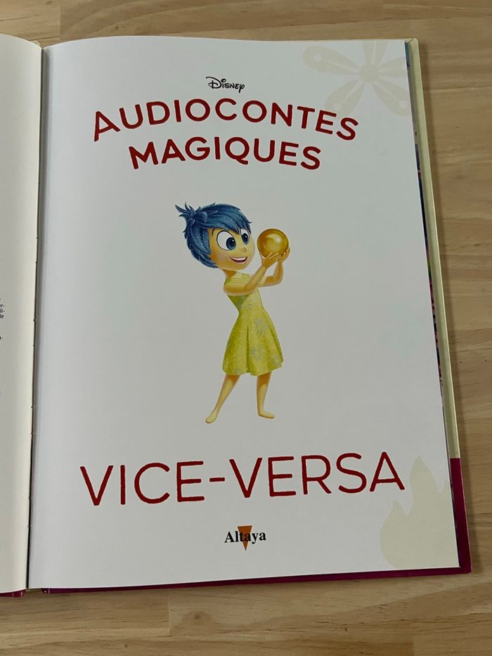 Livre Disney Audiocontes Magiques n°33 – Vice-Versa – Bon État (Sans Figurines) - photo numéro 3