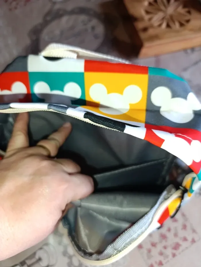 Cartable ou sac à dos Mickey Disney neuf avec étiquette - photo numéro 4