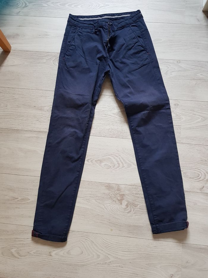 Pantalon Zara bleu marine - photo numéro 2