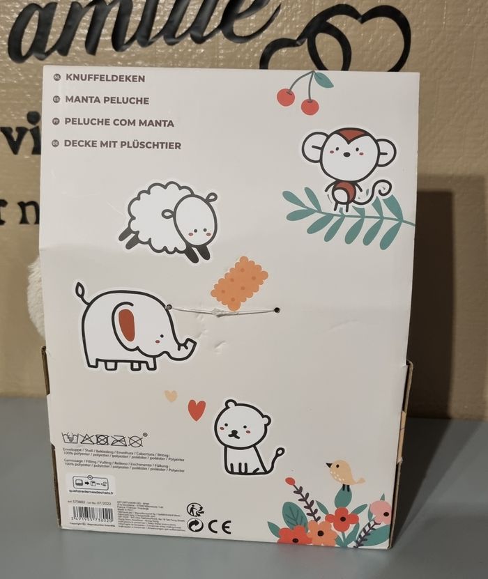 Plaid fantaisie avec peluche - photo numéro 2