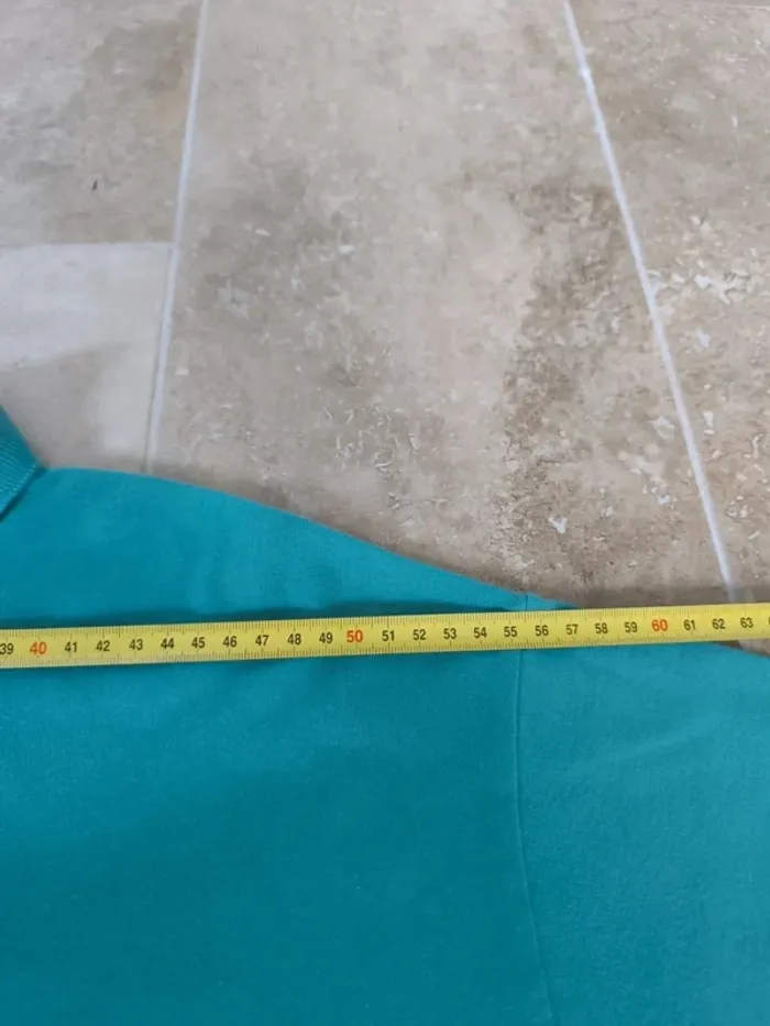 Polo Ralph Lauren homme XL pima coton vert / menthe logo violet excellent état - photo numéro 7