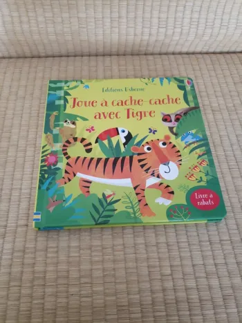 Joue à cache-cache avec tigre