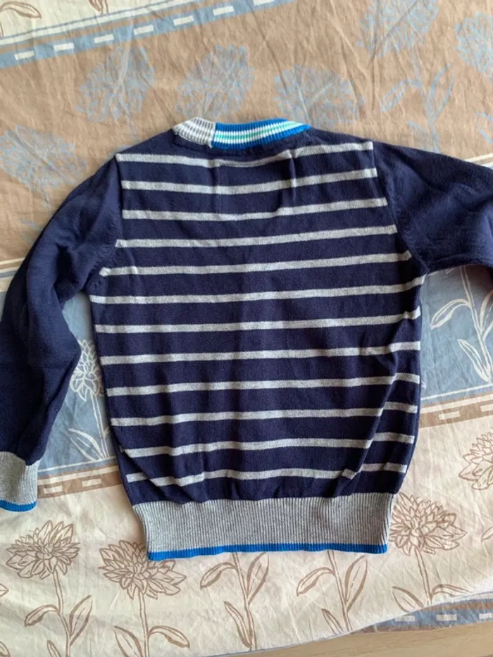 Gilet à boutons C&A bleu marine t98 - photo numéro 7