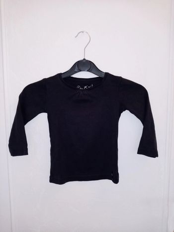 T-shirt manches longues noir NKY Taille 3 ans