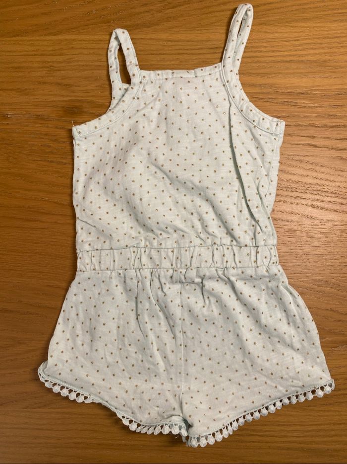 Kiabi Combinaison short turquoise Taille 12 mois - photo numéro 6