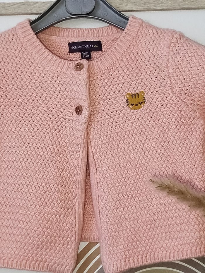 Sergent Major Gilet fille 9 mois Neuf - photo numéro 2