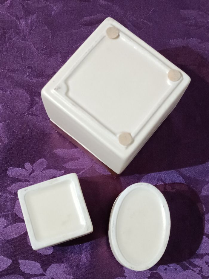 Set boîtes porcelaine - photo numéro 8