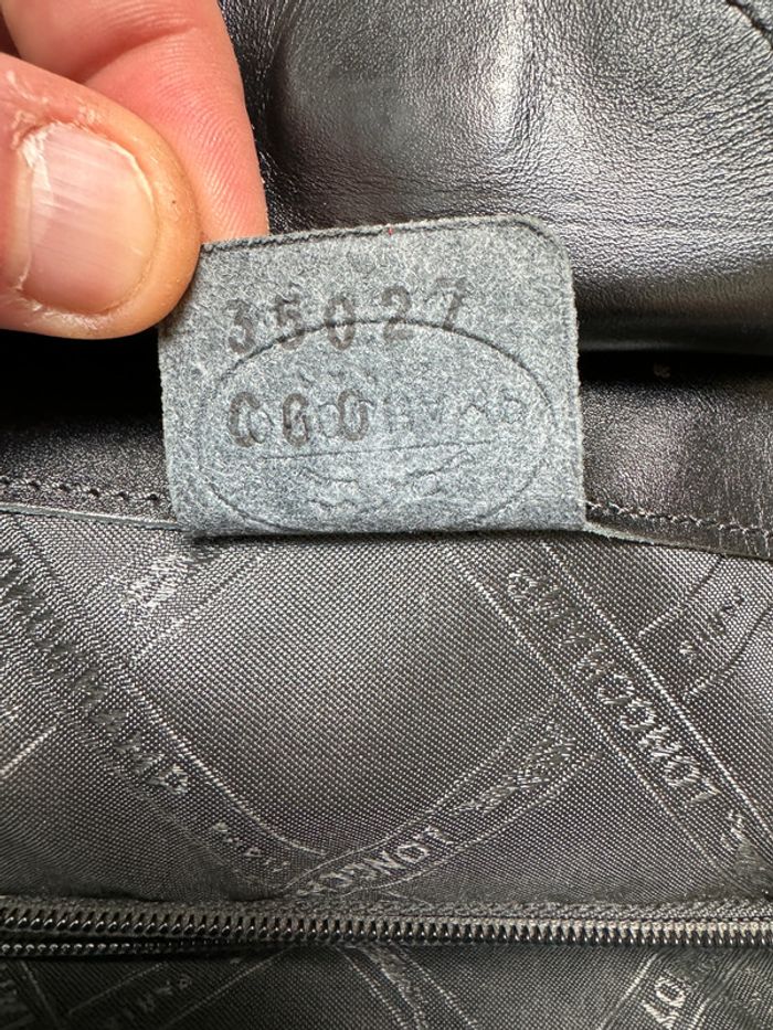 Sac à mains en cuir verni Longchamp - photo numéro 7