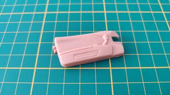 Intérieur porte gauche pièce détachée miniature Maisto Ferrari 550 Maranello 1/24 #B74
