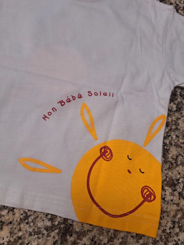 La compagnie des petits - Tee-shirt soleil (12 mois) - photo numéro 4