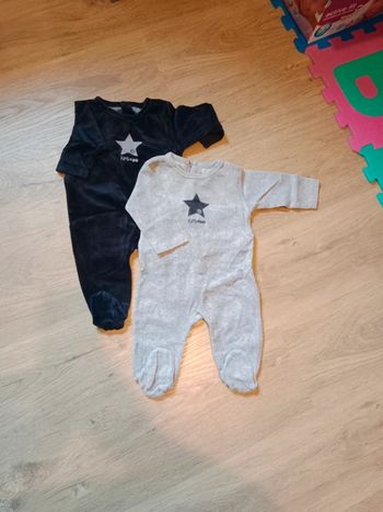 Pyjamas velours 6mois